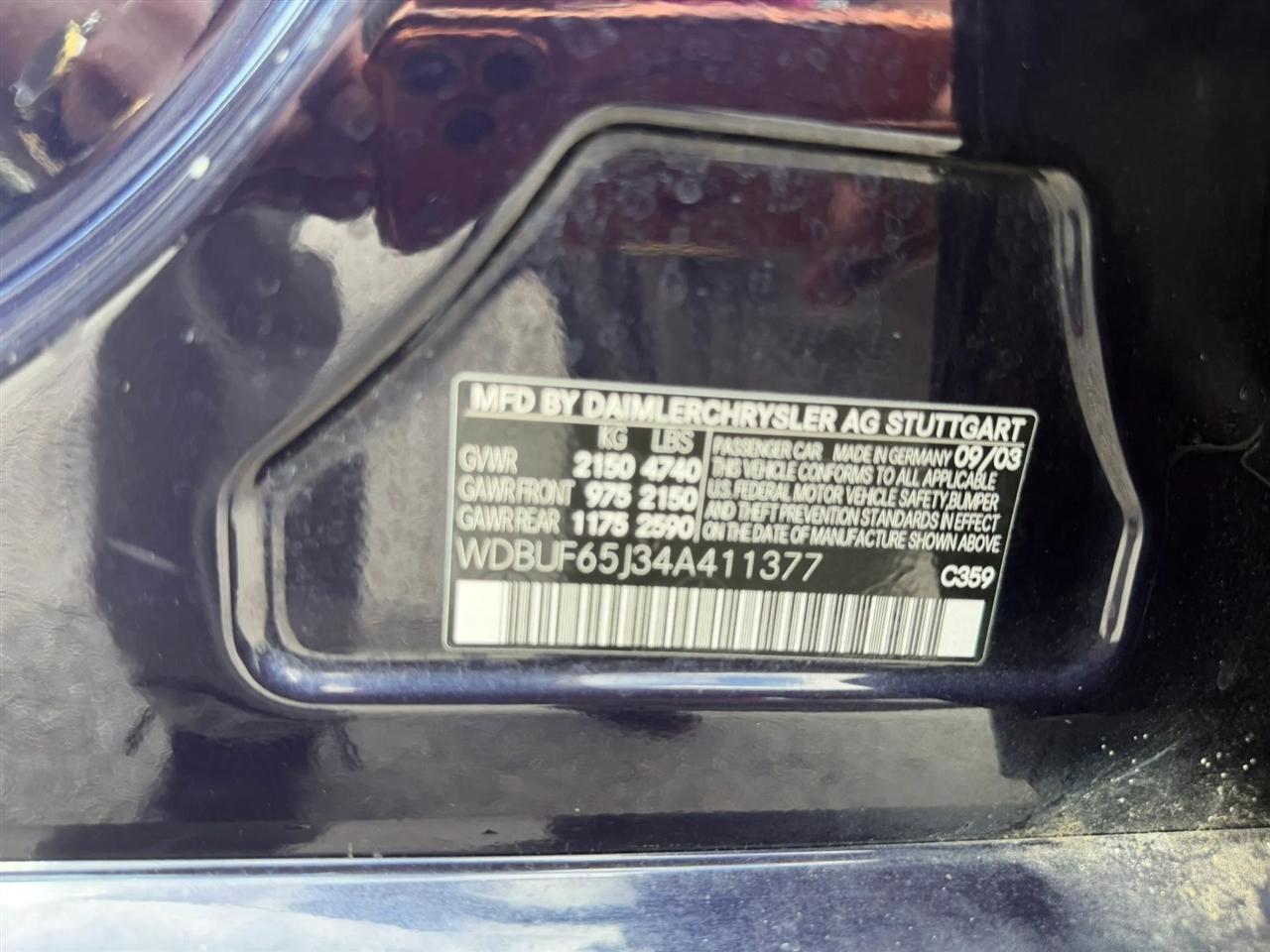 Mercedes-Benz E-Class E320 2004