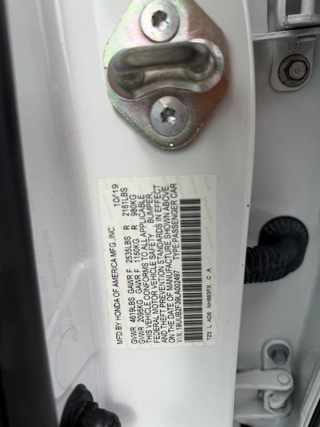 Acura TLX Base 3.5L 2020