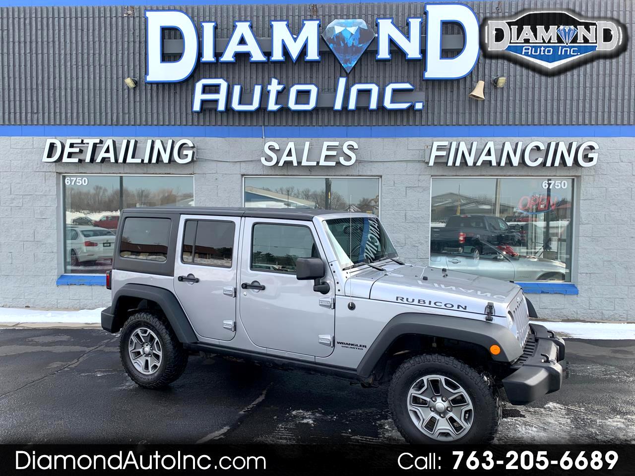 Used 2014 Jeep Wrangler Unlimited 4WD 4dr Rubicon for Sale in Ramsey MN  55303 Diamond Auto Inc.