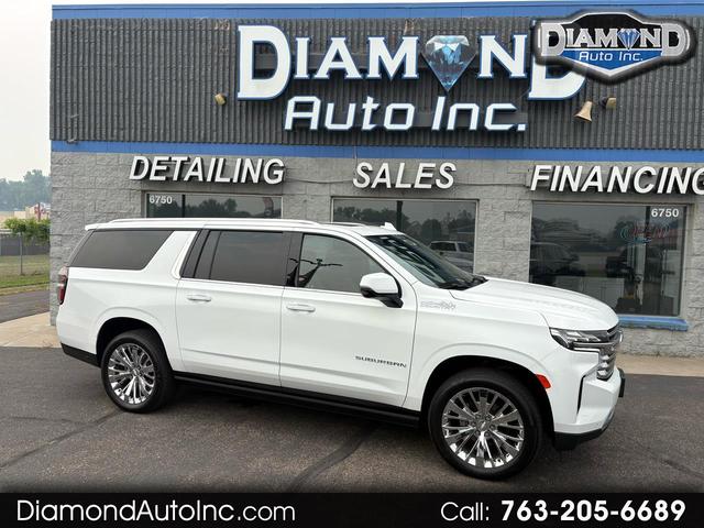 White 2021 Chevrolet Suburban SUV / Crossover Four-Wheel Drive Automatic