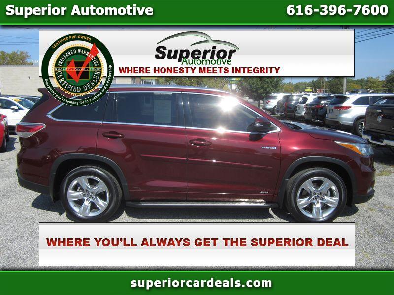 2016 Toyota Highlander Hybrid Limited Platinum AWD