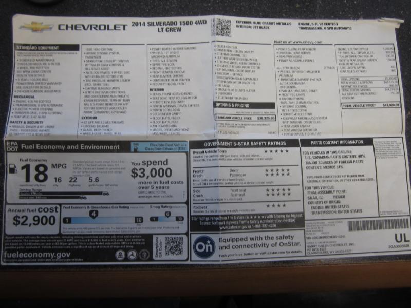 Chevrolet Silverado 1500 LT Crew Cab 4WD 2014