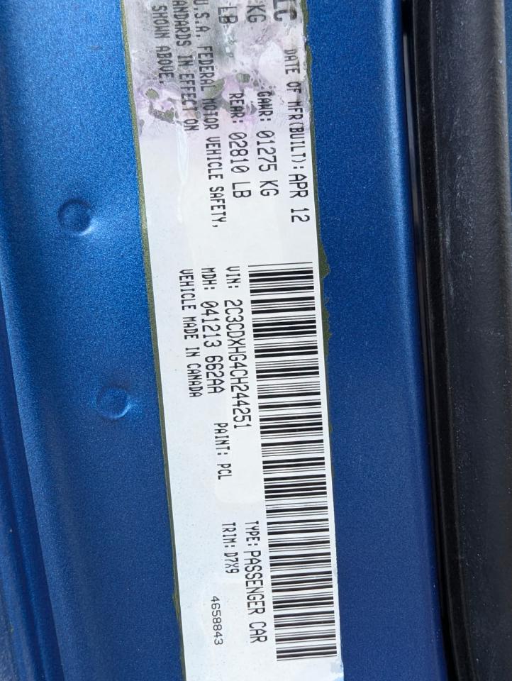 Dodge Charger SXT 2012