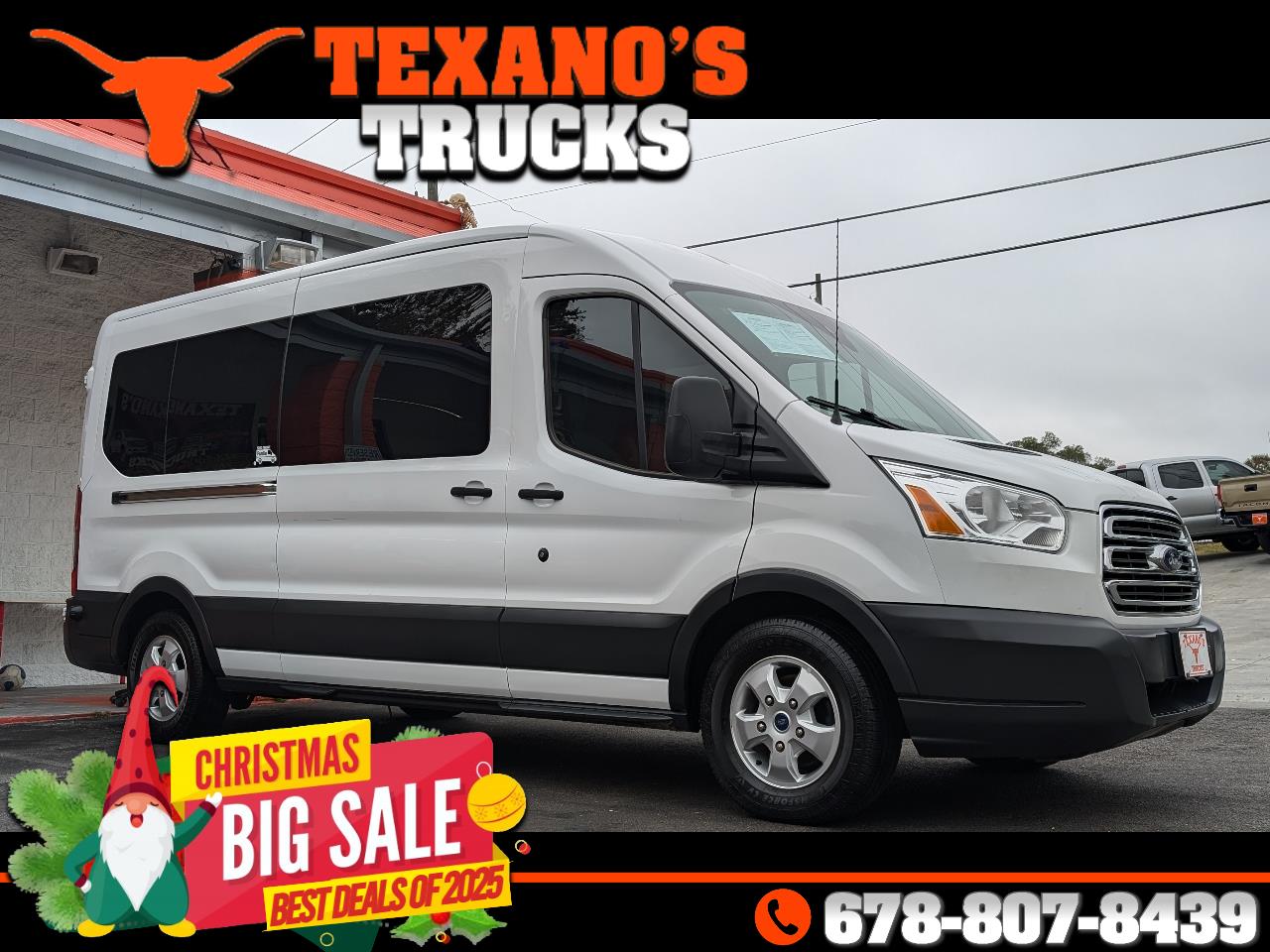 2018 Ford Transit 350 Wagon Med. Roof XL w/Sliding Pass. 148-in. WB