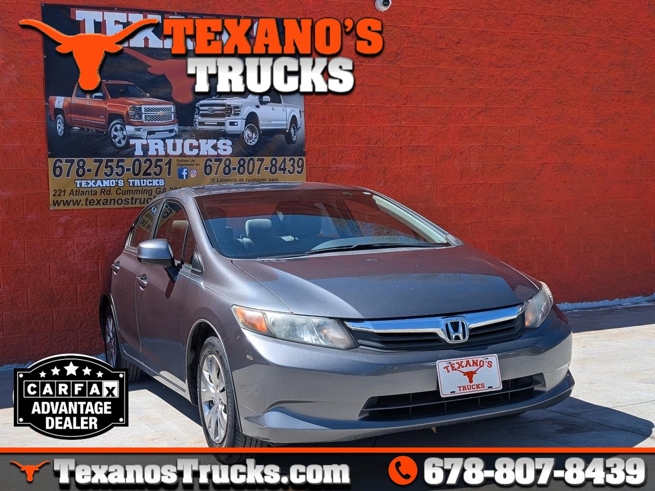 2012 Honda Civic LX Sedan 5-Speed AT