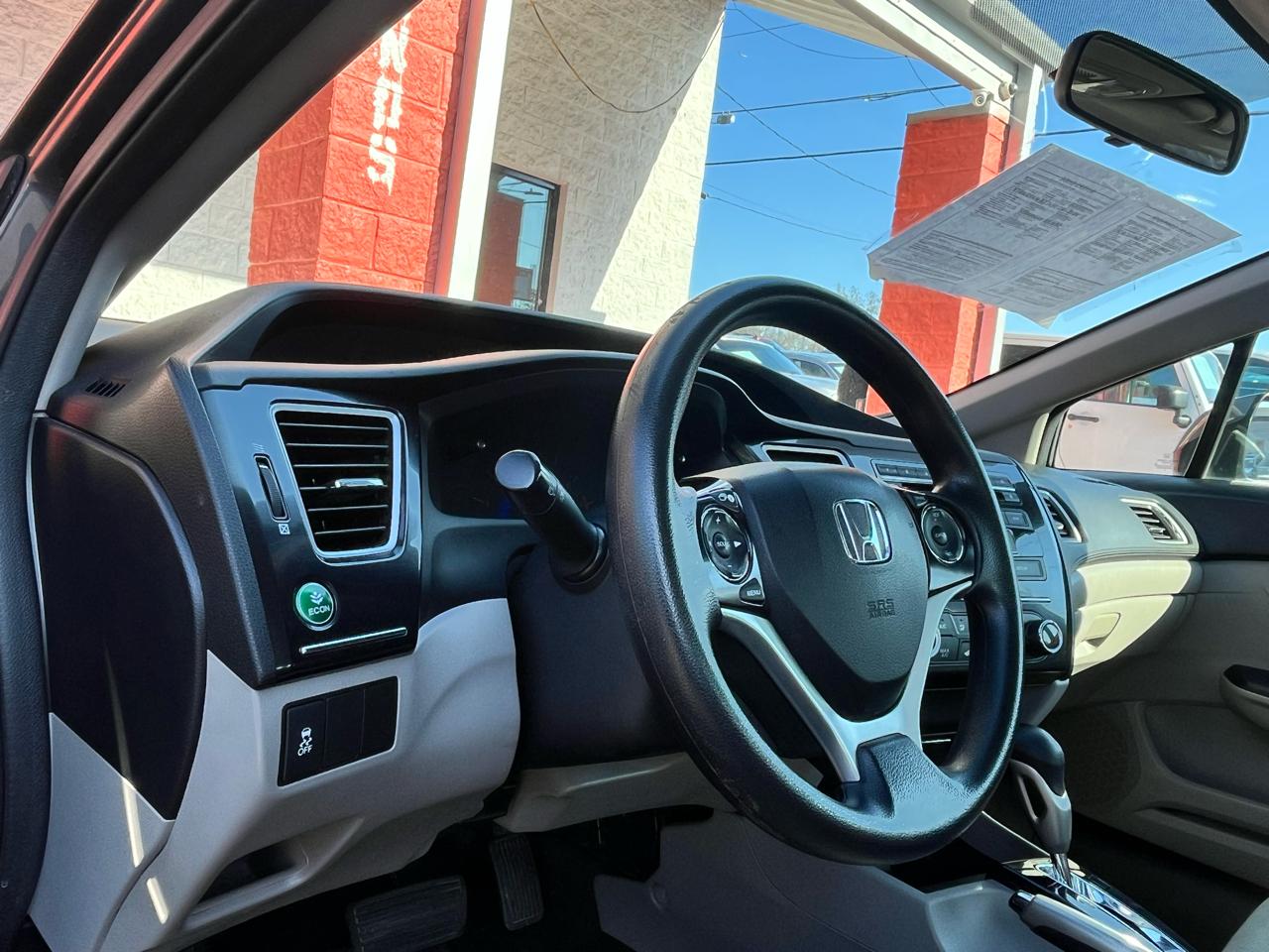 Honda Civic LX Sedan 5-Speed AT 2013