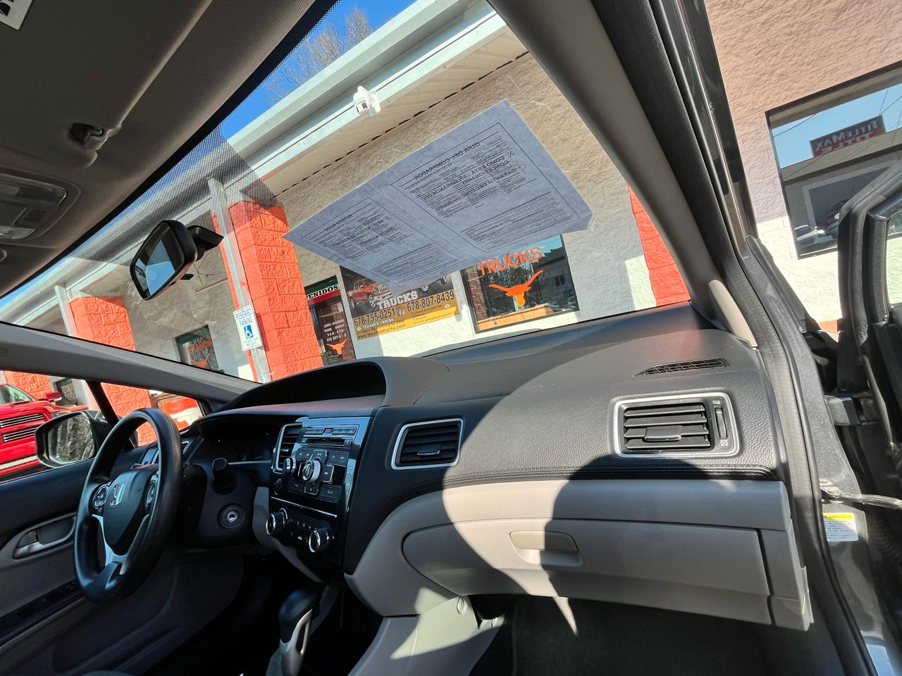 Honda Civic LX Sedan 5-Speed AT 2013