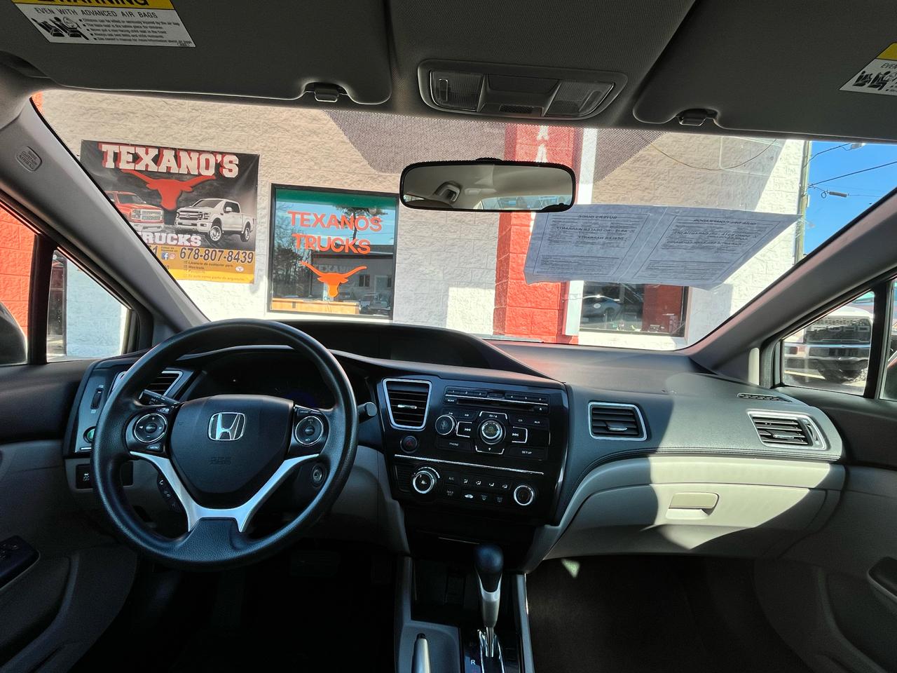 Honda Civic LX Sedan 5-Speed AT 2013