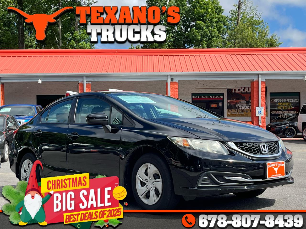 2014 Honda Civic LX Sedan 5-Speed MT