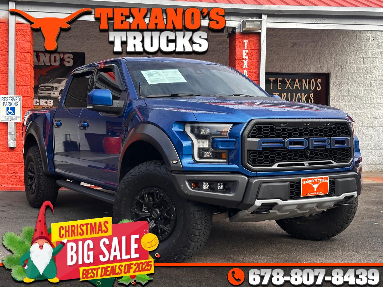 2018 Ford F-150 Raptor 4WD SuperCrew 5.5' Box