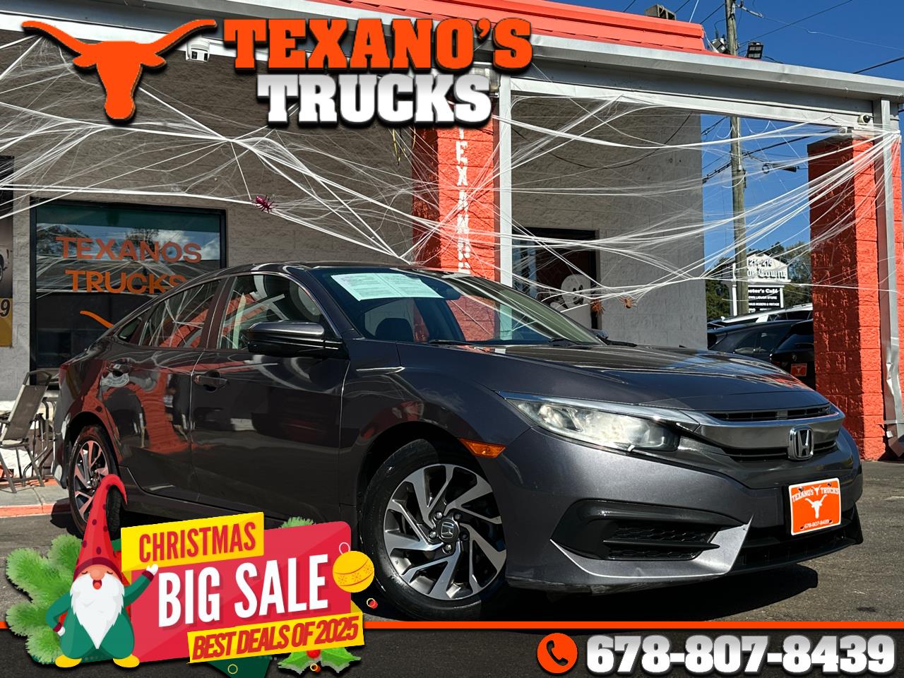 2016 Honda Civic Sedan 4dr CVT EX