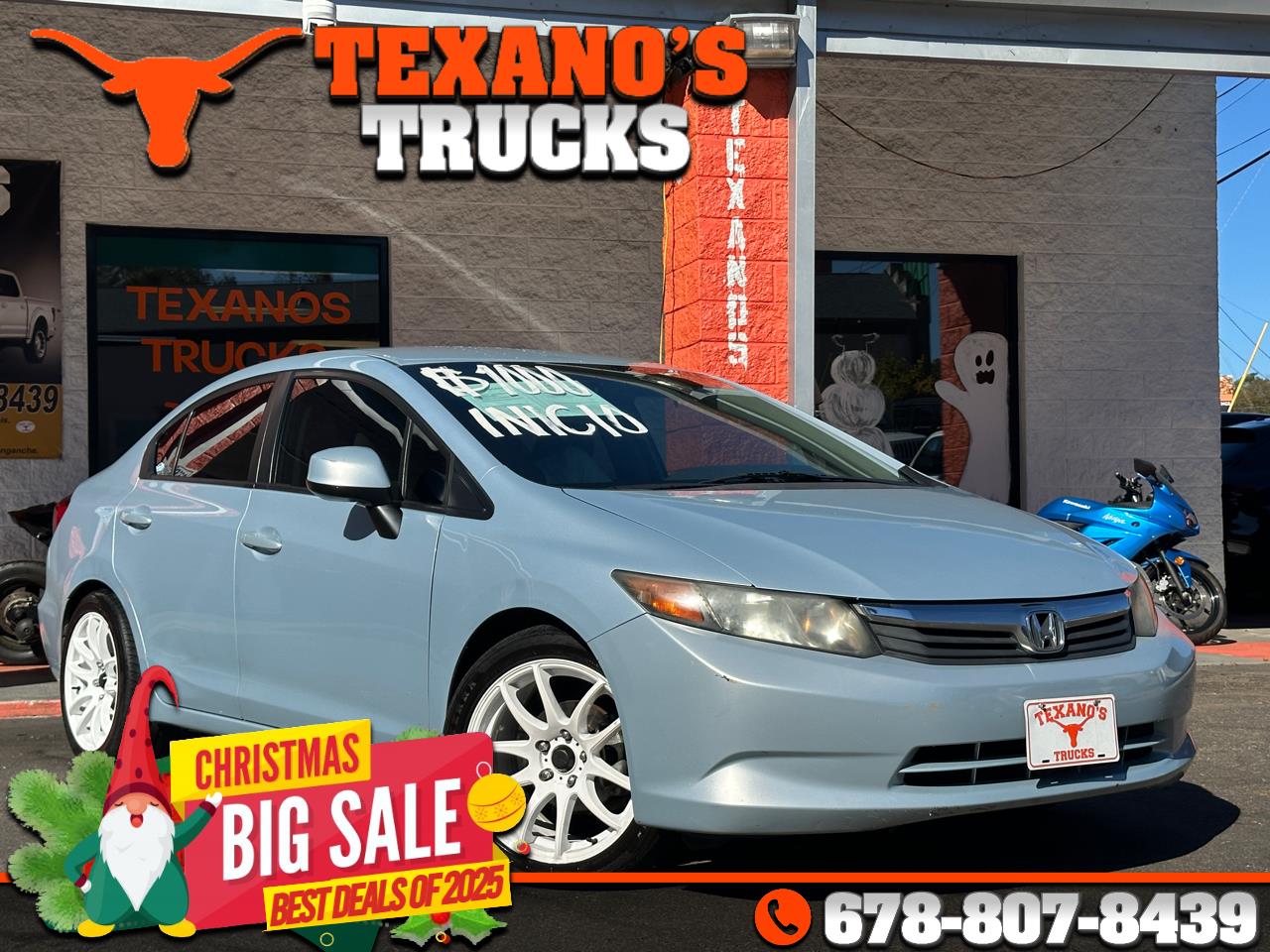 2012 Honda Civic Sdn 4dr AT LX