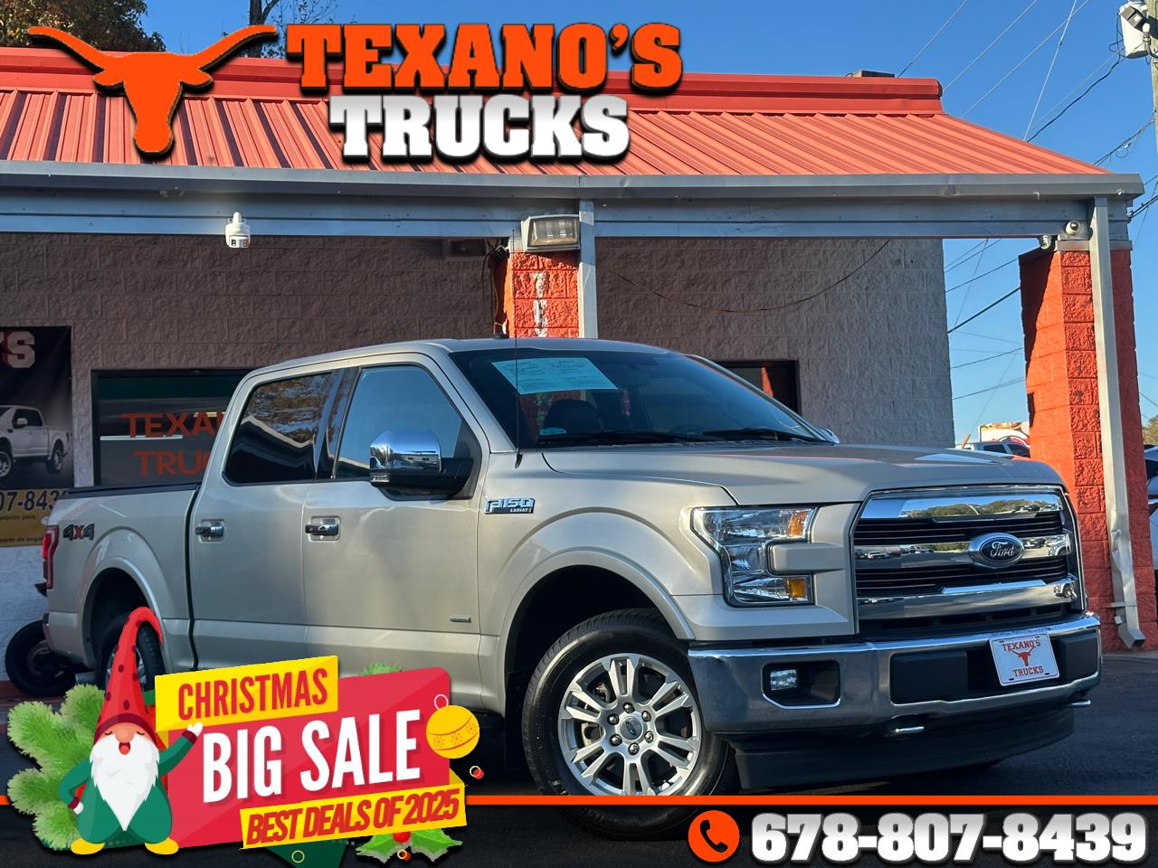 2017 Ford F-150 Lariat 4WD SuperCrew 5.5' Box