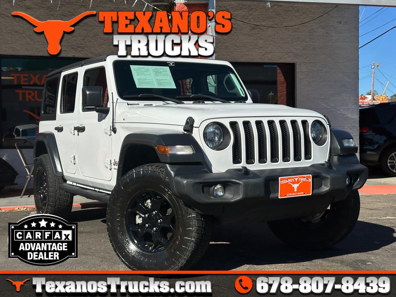 2018 Jeep Wrangler Unlimited Sport S 4x4