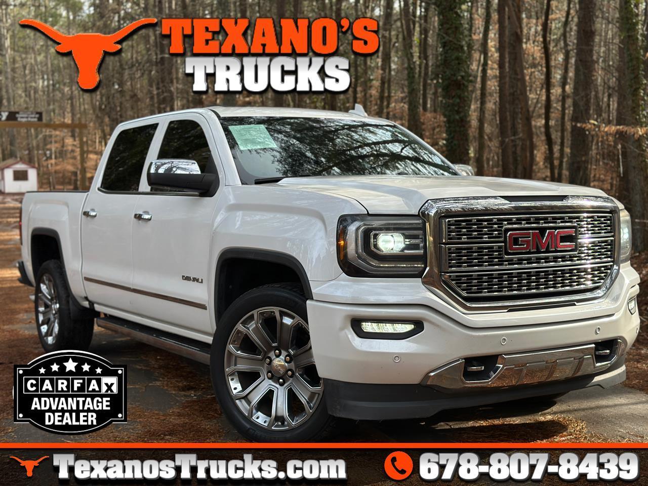 GMC Sierra 1500 4WD Crew Cab 143.5" Denali 2016