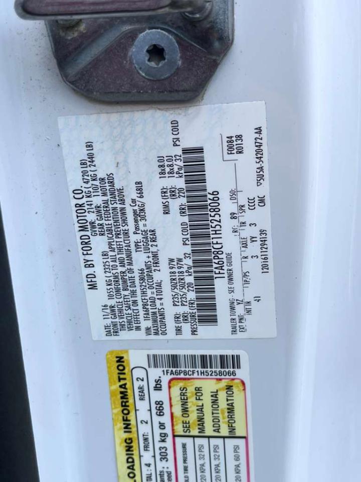 Ford Mustang GT Fastback 2017