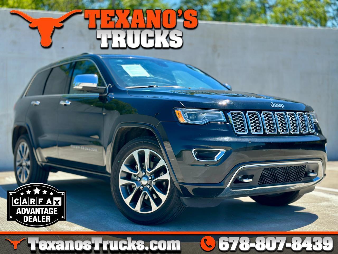 2018 Jeep Grand Cherokee Overland 4x2