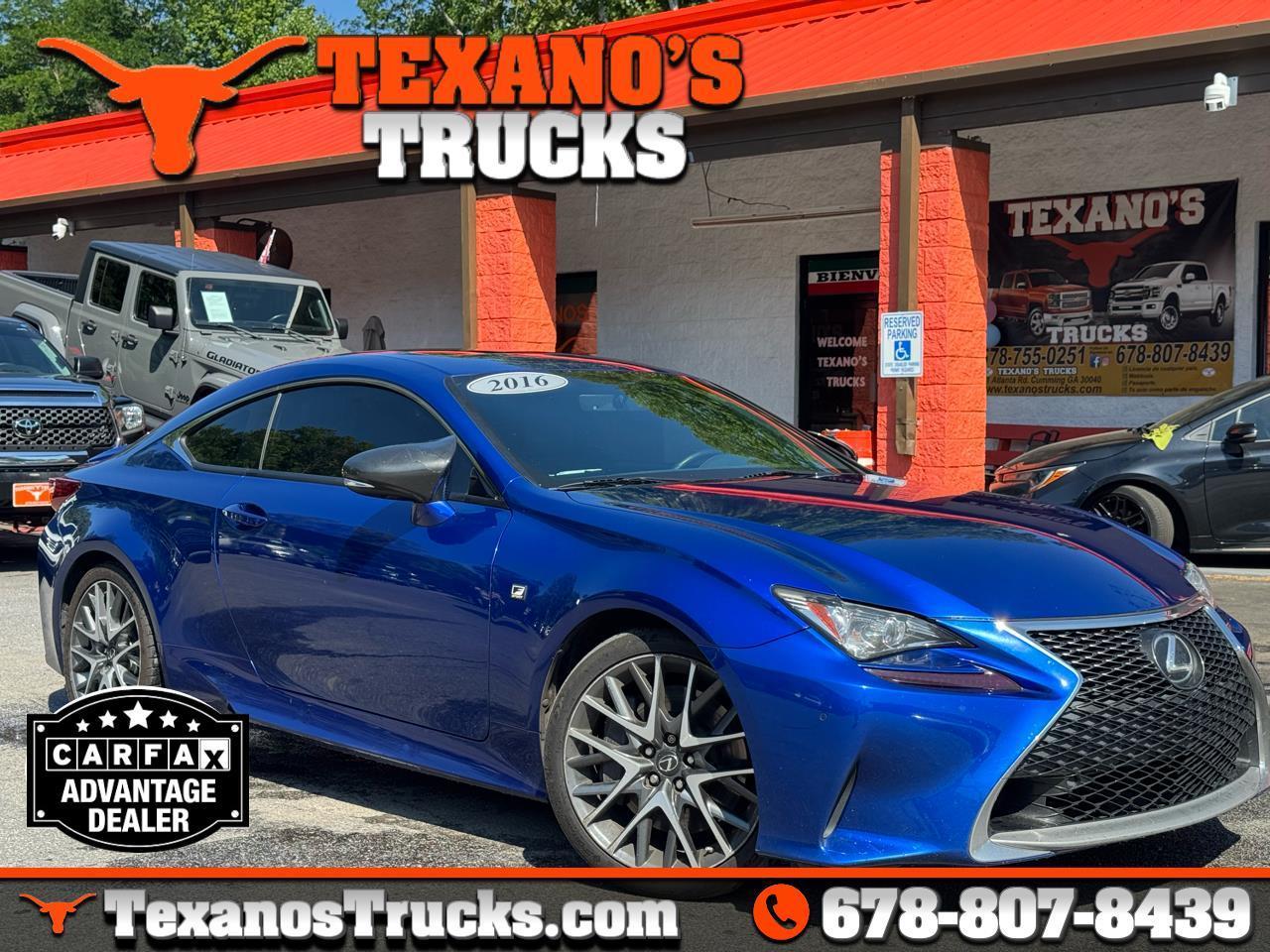 2016 Lexus RC 200t 2dr Cpe