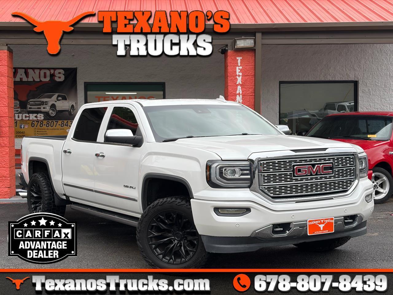 GMC Sierra 1500 4WD Crew Cab 143.5" Denali 2018