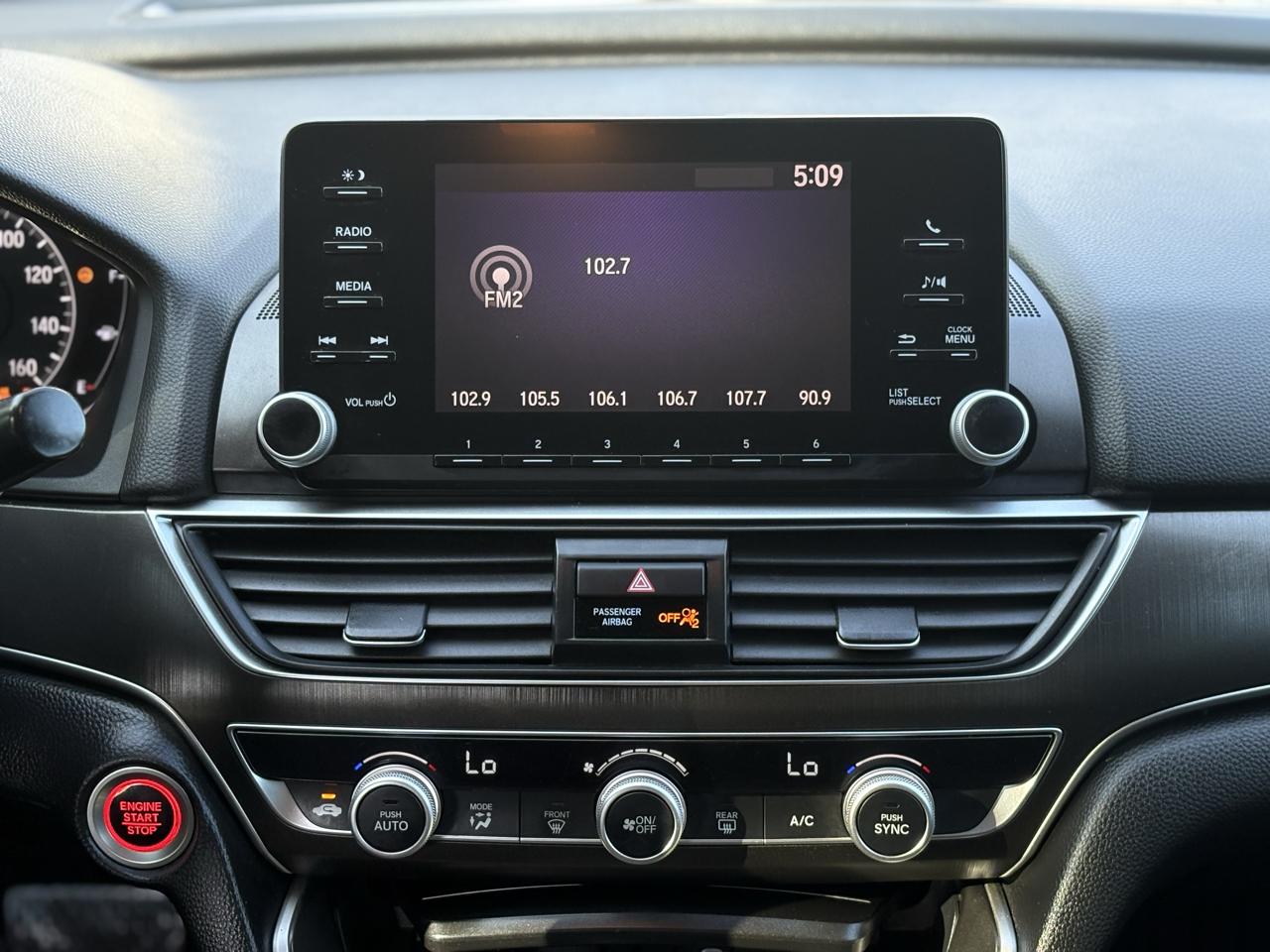 Honda Accord Sedan LX 1.5T CVT 2018