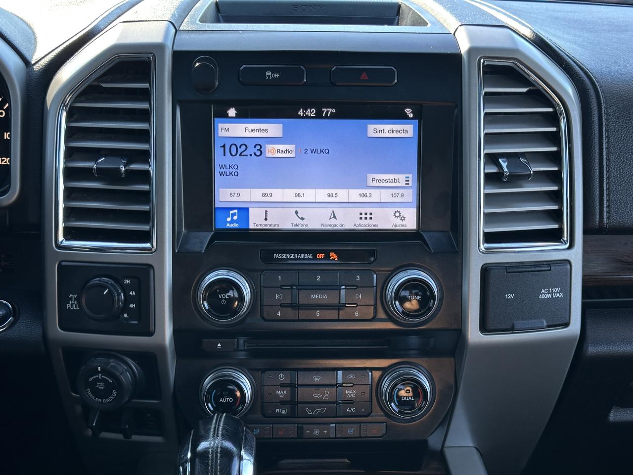 Ford F-150 4WD SuperCrew 139" Lariat 2016