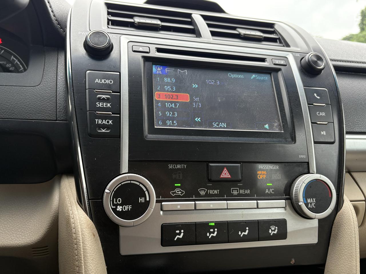 Toyota Camry 4dr Sdn I4 Auto SE Sport Limited Edition (Natl) 2012
