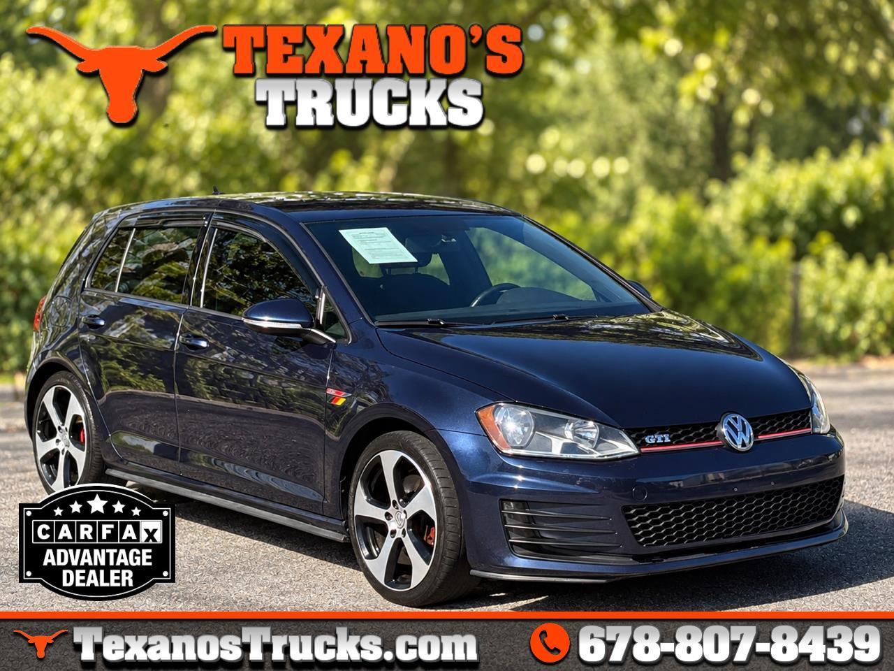 Volkswagen Golf GTI 2.0T 4-Door Autobahn DSG 2017