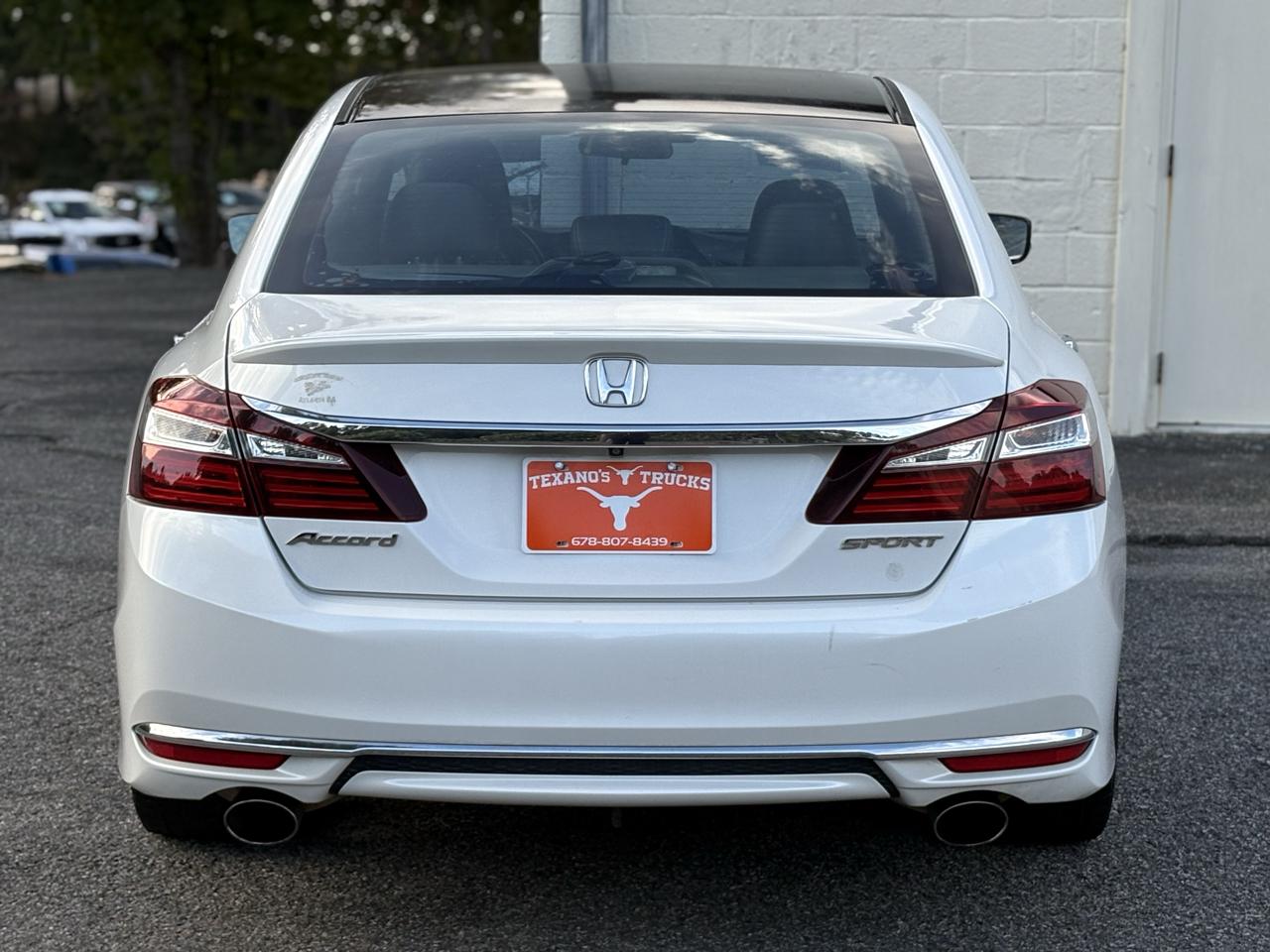 Honda Accord Sedan Sport CVT w/Honda Sensing 2017