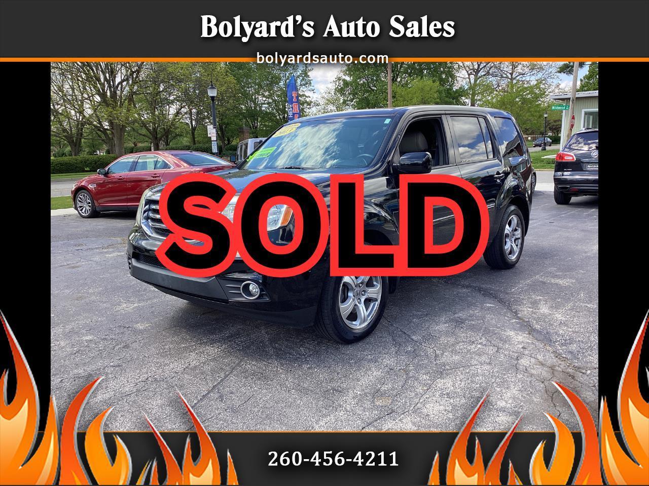 2013 Honda Pilot EX-L 4WD 5-Spd AT with DVD
