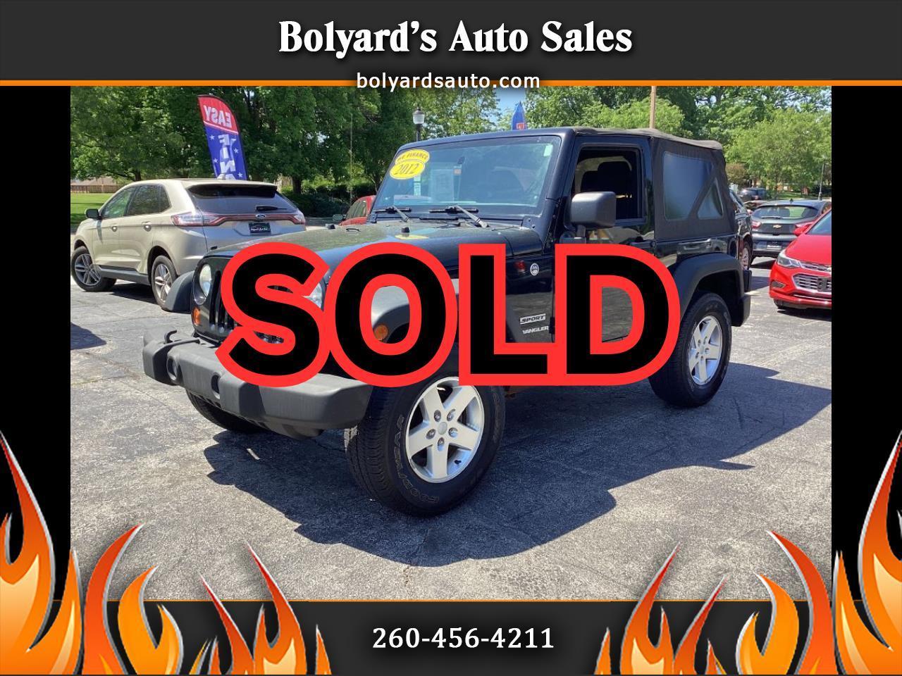 2012 Jeep Wrangler Sport 4WD