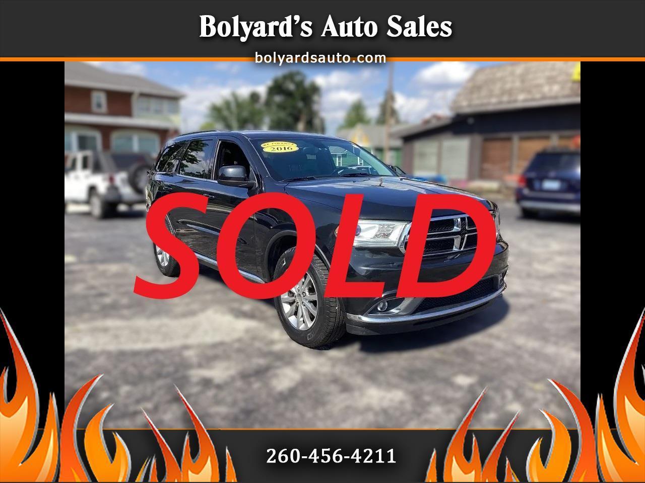 2016 Dodge Durango SXT AWD