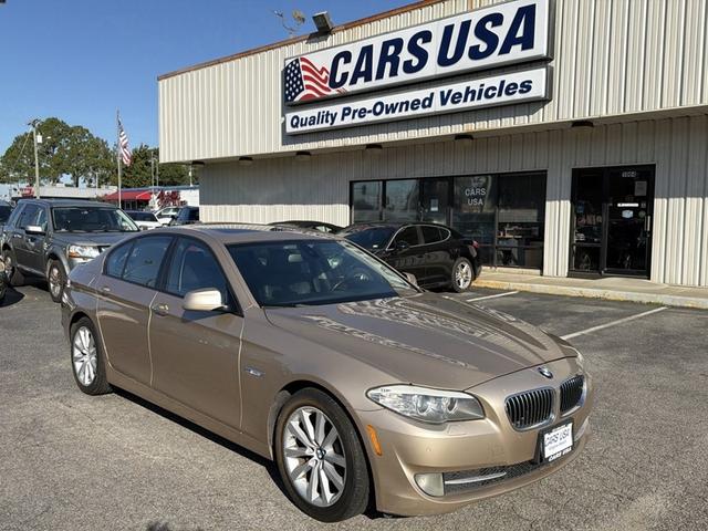 Champagne 2011 BMW 5 Series Sedan Rear-Wheel Drive Automatic