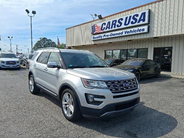 Silver 2016 Ford Explorer SUV / Crossover Front-Wheel Drive Automatic