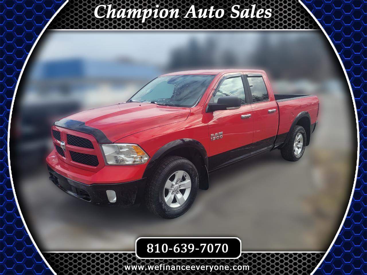 2014 RAM 1500 SLT Quad Cab 4WD
