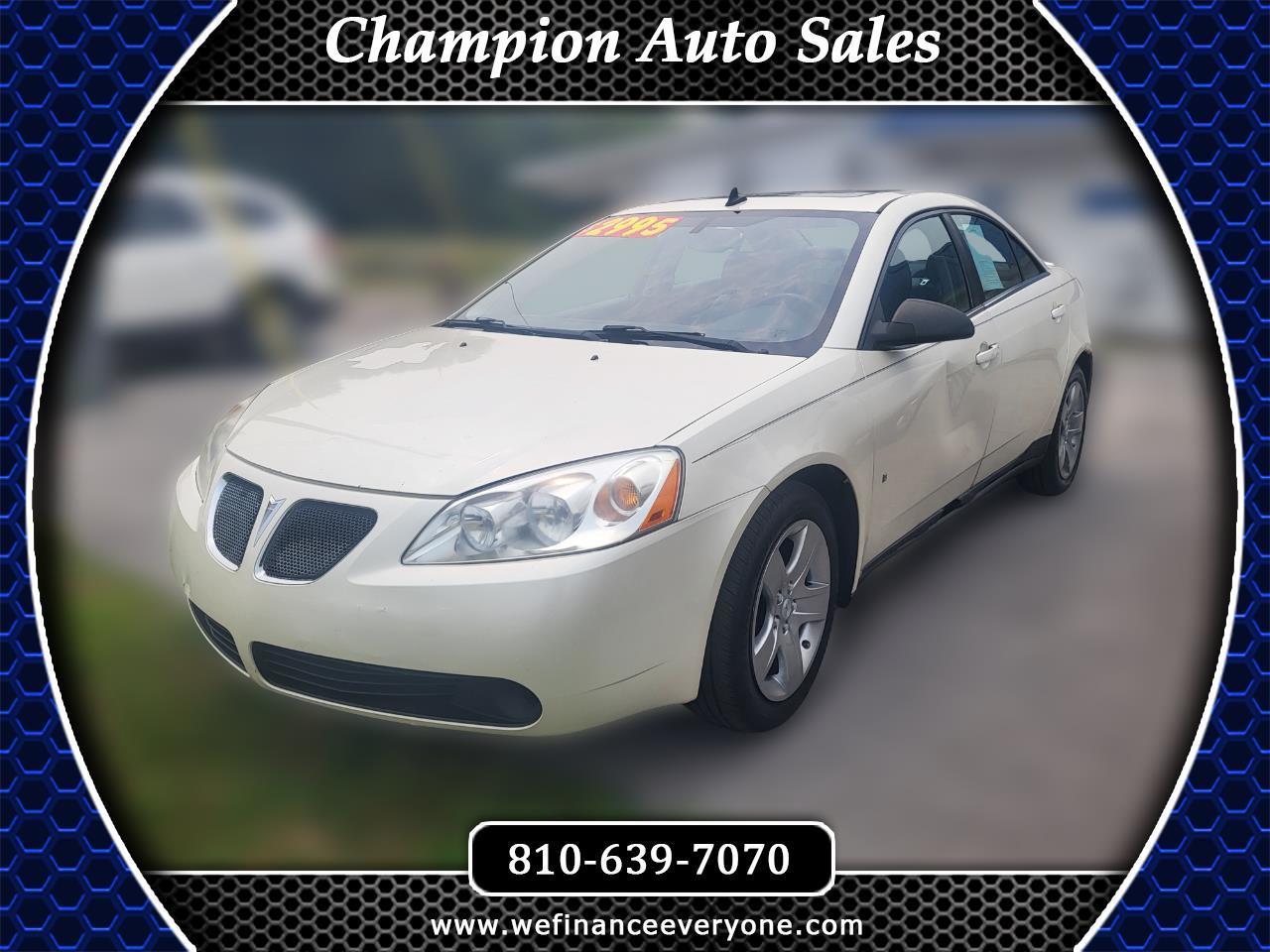 2009 Pontiac G6 Sedan