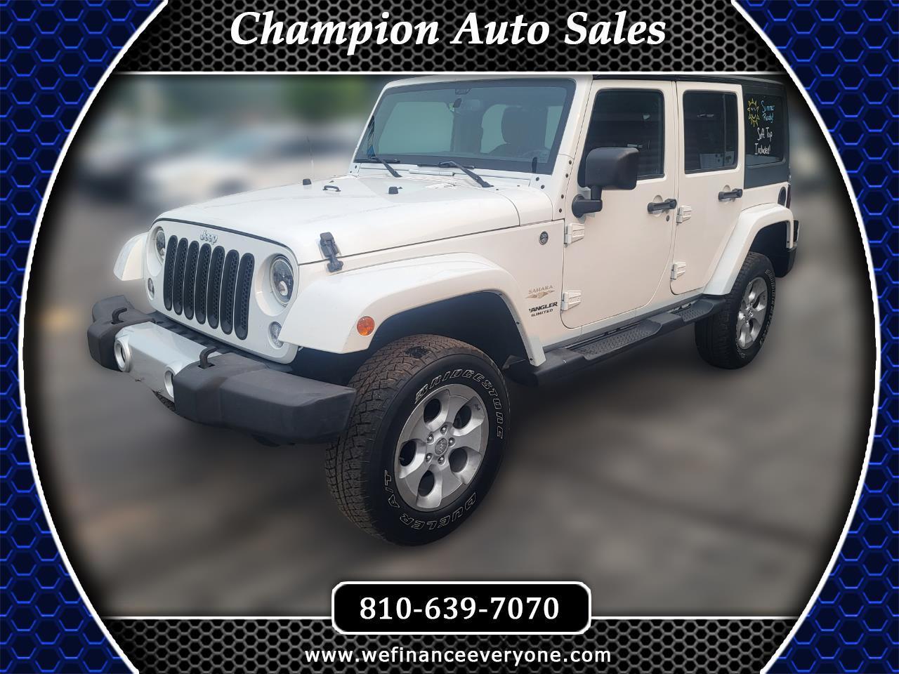 2014 Jeep Wrangler Unlimited Sahara 4WD