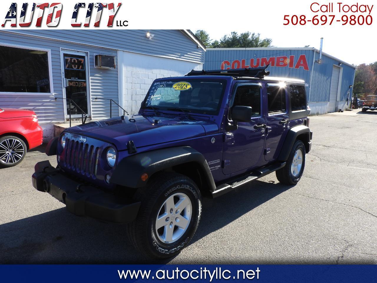 2018 Jeep Wrangler JK Unlimited Sport 4WD