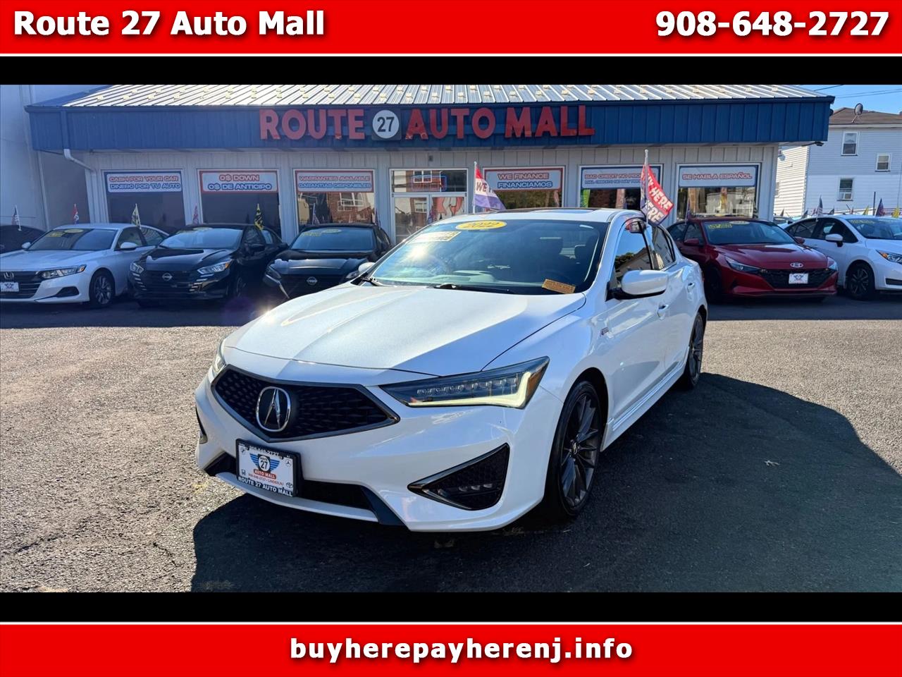 2022 Acura ILX 8-Spd AT w/ Premium & A-SPEC Packages