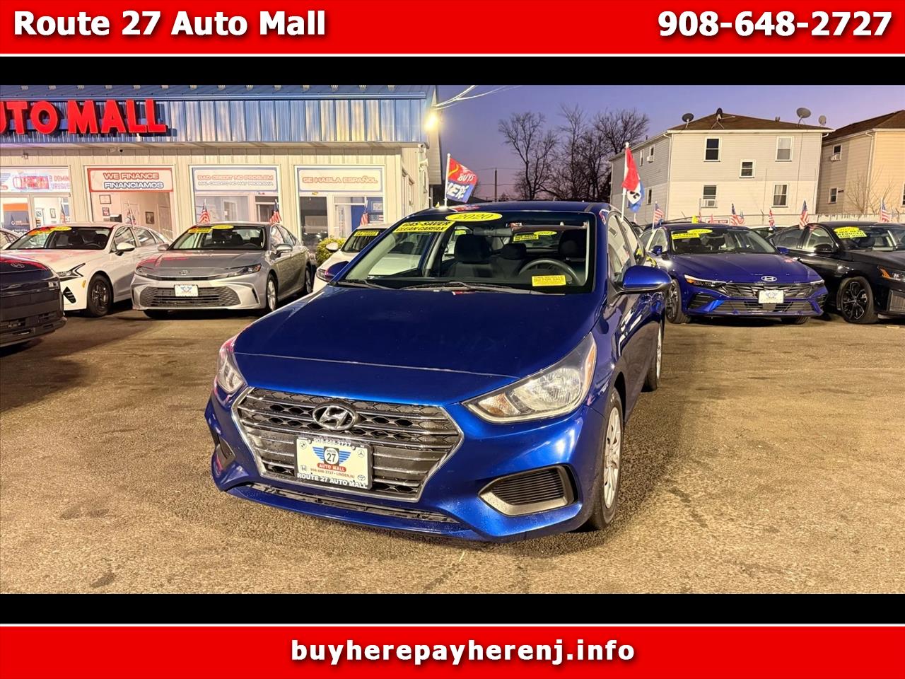 2020 Hyundai Accent SE 4-Door 6A