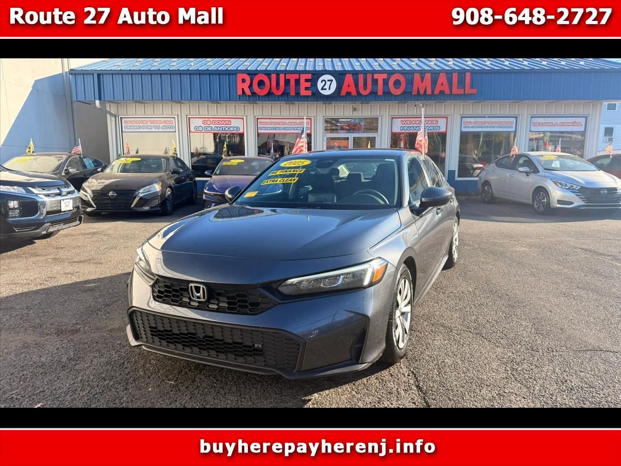 2025 Honda Civic LX Sedan CVT