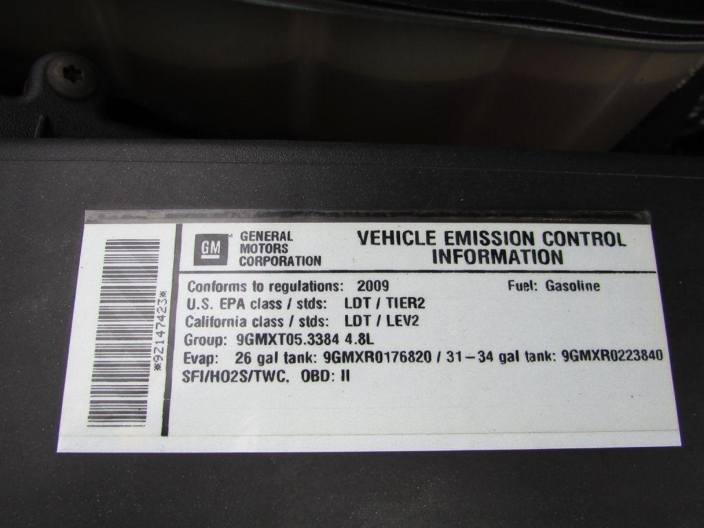 GMC Sierra 1500 4WD Ext Cab 143.5" Work Truck 2009