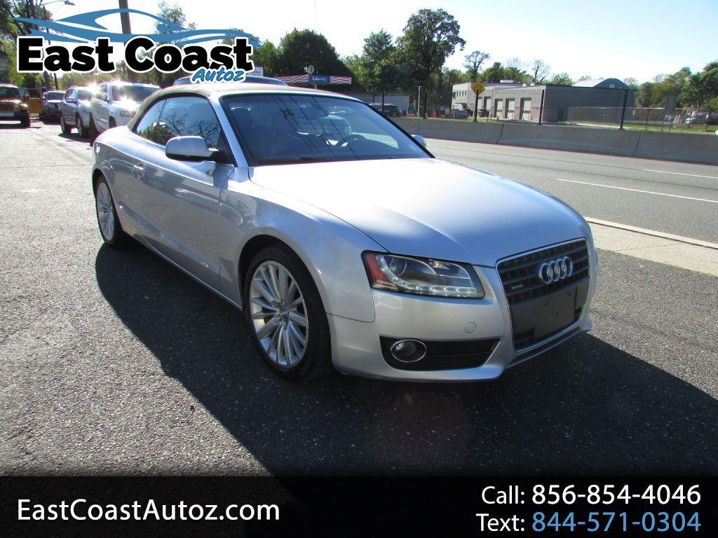 Audi A5 2dr Cabriolet Auto quattro 2.0T Premium Plus 2012