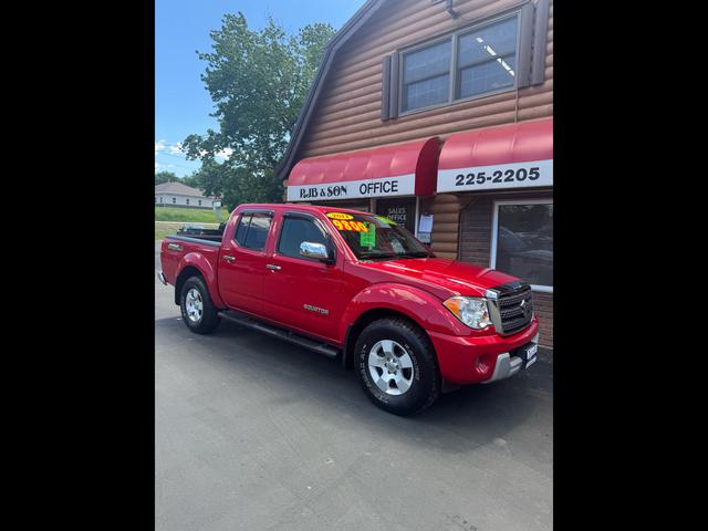 Red 2011 Suzuki Equator Pickup Truck Four-Wheel Drive Automatic