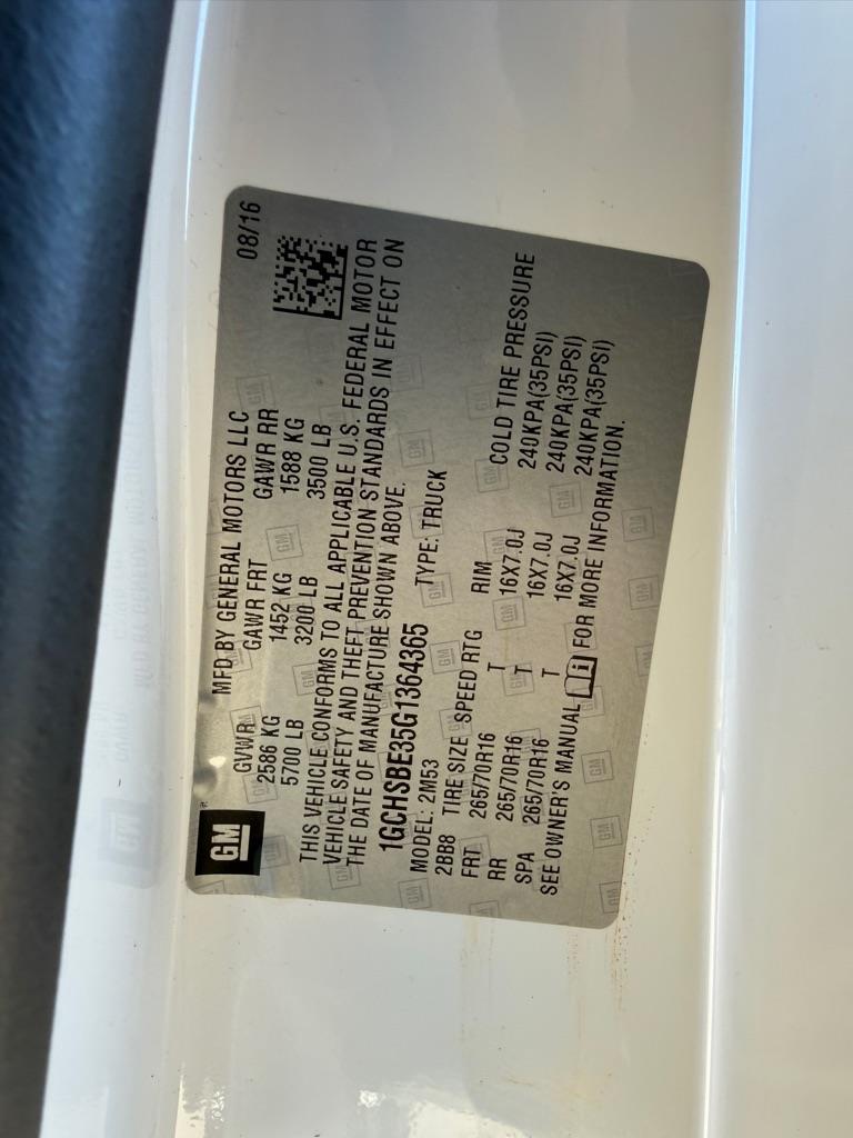 Chevrolet Colorado  2016