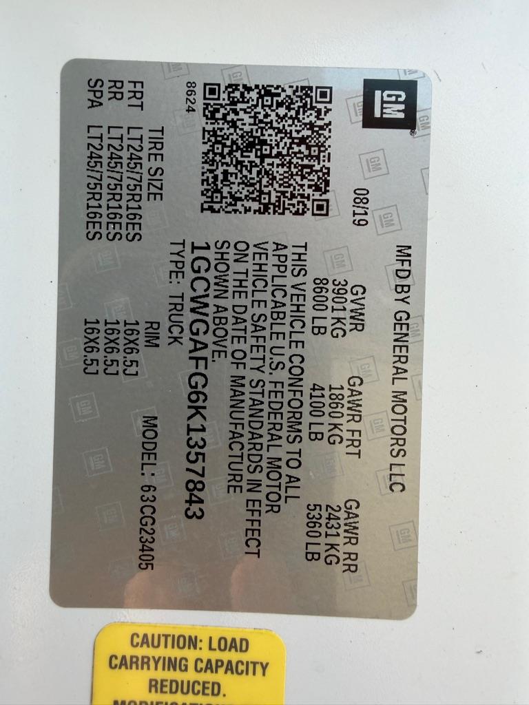 Chevrolet Express  2019