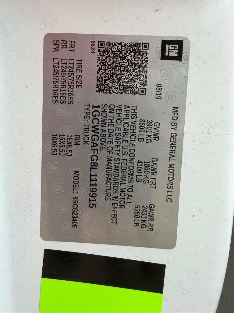 Chevrolet Express  2020