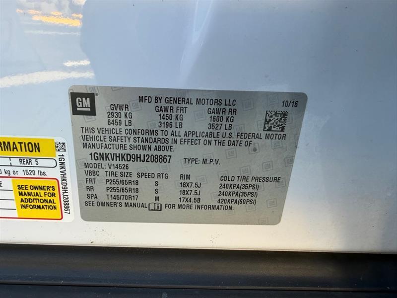 Chevrolet Traverse  2017