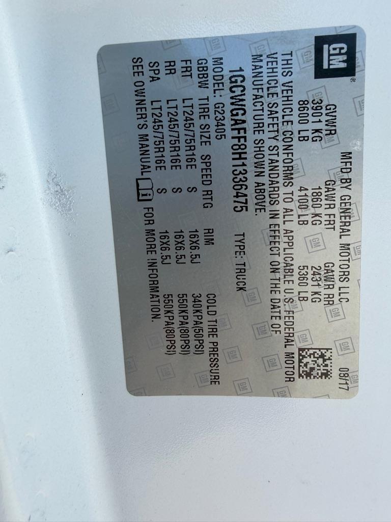 Chevrolet Express  2017