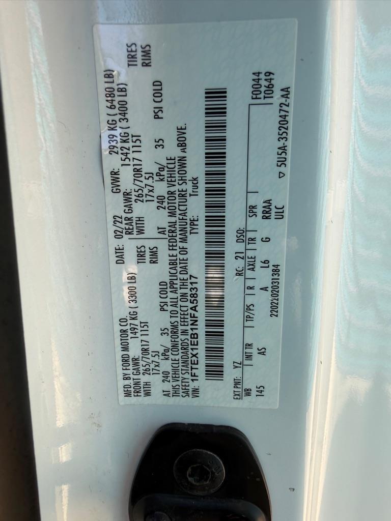 Ford F-150  2022