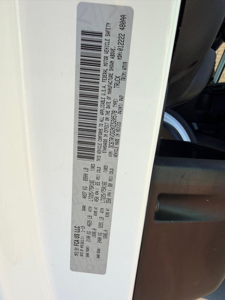 RAM Promaster  2019
